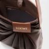 Saco tote drapeado em pele de borrego napa suave Saco tote drapeado em pele de borrego napa suave