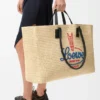 Saco tote Verano XL em ráfia Saco tote Verano XL em ráfia