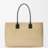 Saco tote Verano XL em ráfia Saco tote Verano XL em ráfia
