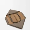 Sacote grande horizontal com Puzzle Fold em pele de bezerro de grão suave Sacote grande horizontal com Puzzle Fold em pele de bezerro de grão suave