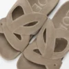 Sandália Ease Monogram em camurça Sandália Ease Monogram em camurça