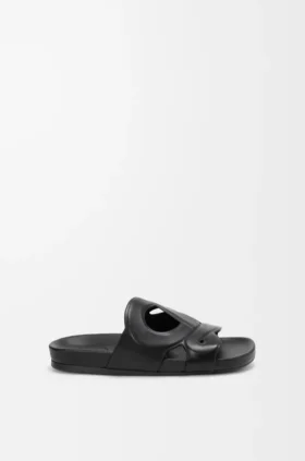 Sandália Ease Monogram em pele de bezerro curtida vegetalmente
