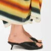 Sandália «Pebble Soft» em pele de borrego napa Sandália «Pebble Soft» em pele de borrego napa