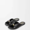 Sandália «Pebble Soft» em pele de borrego napa Sandália «Pebble Soft» em pele de borrego napa
