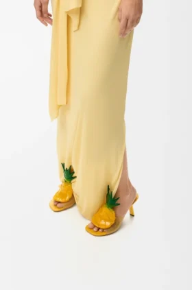 Sandália «Petal Pineapple» em PVC