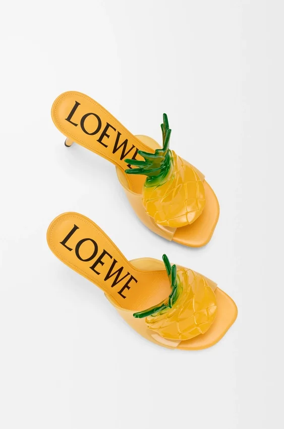 Sandália «Petal Pineapple» em PVC Sandália «Petal Pineapple» em PVC