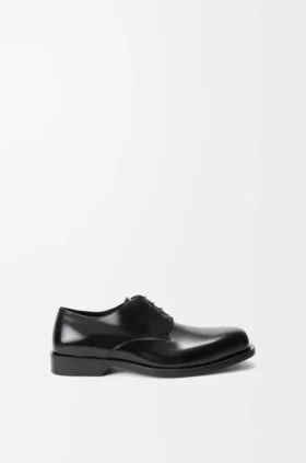 Sapatos Derby «Bobine» em pele de bezerro escovada