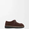 Sapatos Faro com atacadores em pele de bezerro camurçada Sapatos Faro com atacadores em pele de bezerro camurçada