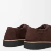 Sapatos Faro com atacadores em pele de bezerro camurçada Sapatos Faro com atacadores em pele de bezerro camurçada