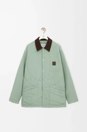 Sobrecamisa acolchoada em tecido técnico