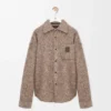 Sobrecamisa em mistura de lã e lã de lhama Sobrecamisa em mistura de lã e lã de lhama