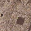Sobrecamisa em mistura de lã e lã de lhama Sobrecamisa em mistura de lã e lã de lhama