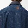 Sobrecamisa em pele de borrego napa e algodão Sobrecamisa em pele de borrego napa e algodão