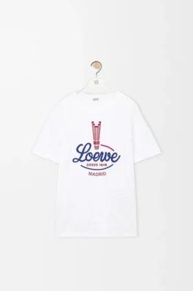 T-shirt em mistura de algodão