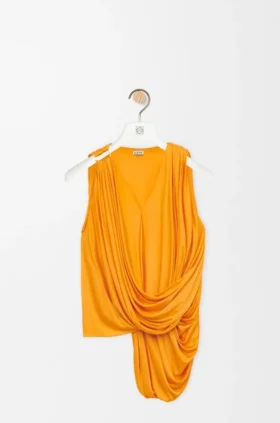 Top drapeado em viscose Top drapeado em viscose