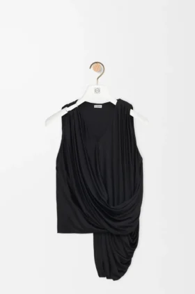 Top drapeado em viscose Top drapeado em viscose