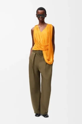 Top drapeado em viscose Top drapeado em viscose