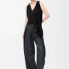 Top drapeado em viscose Top drapeado em viscose