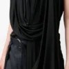 Top drapeado em viscose Top drapeado em viscose