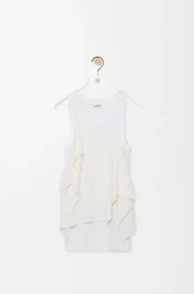 Top em mistura de viscose