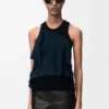 Top em mistura de viscose Top em mistura de viscose