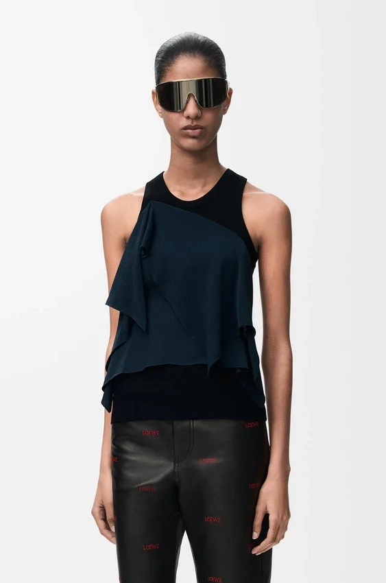 Top em mistura de viscose Top em mistura de viscose