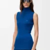 Top sem mangas em mistura de viscose Top sem mangas em mistura de viscose