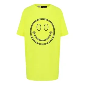 Unissexo com estampado de smiley amarelo S616341X65-8147