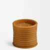 Vela de cera de abelha média em bronze Vela de cera de abelha média em bronze