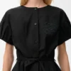 Vestido-camisa em mistura de algodão Vestido-camisa em mistura de algodão