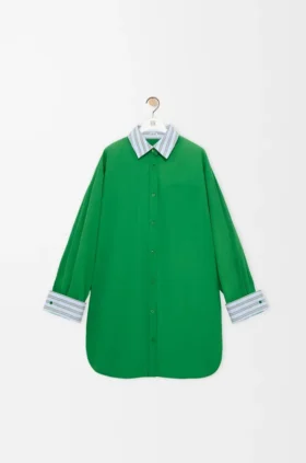 Vestido-camisas em algodão