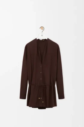 Vestido-camisas em algodão