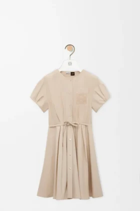 Vestido-camisas em algodão