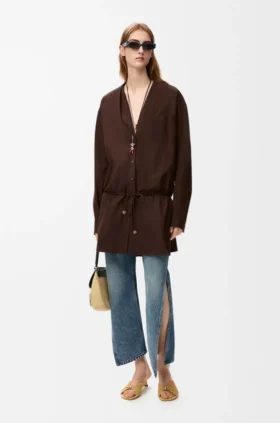 Vestido-camisas em algodão