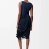 Vestido decorado em viscose Vestido decorado em viscose