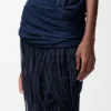 Vestido decorado em viscose Vestido decorado em viscose