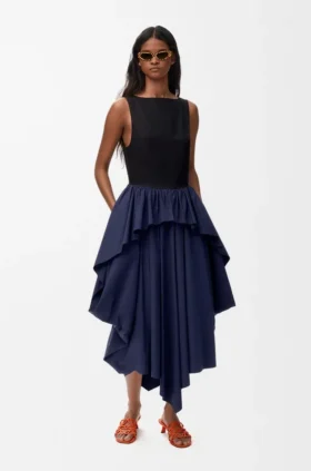 Vestido em algodão
