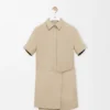Vestido em algodão e seda Vestido em algodão e seda