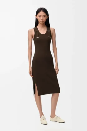Vestido em algodão elástico