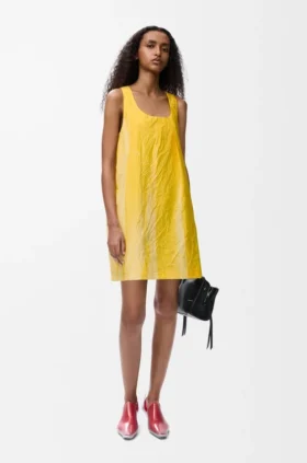 Vestido em algodão técnico
