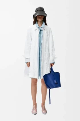 Vestido em algodão técnico