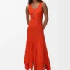 Vestido sem alças em algodão Vestido sem alças em algodão