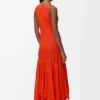 Vestido sem alças em algodão Vestido sem alças em algodão